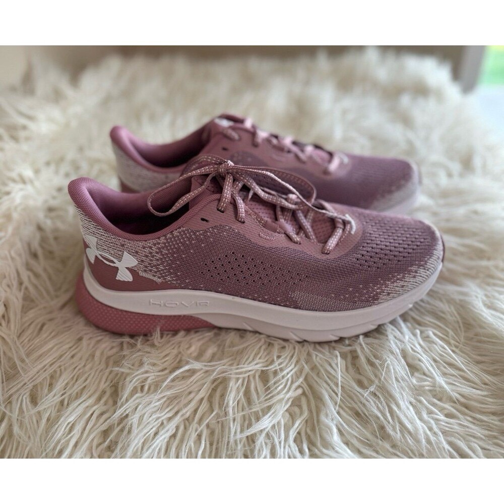 Under Armour HOVR Turbulence 2 Running Shoes Pink Rose Size 10 - Picture 5 of 12